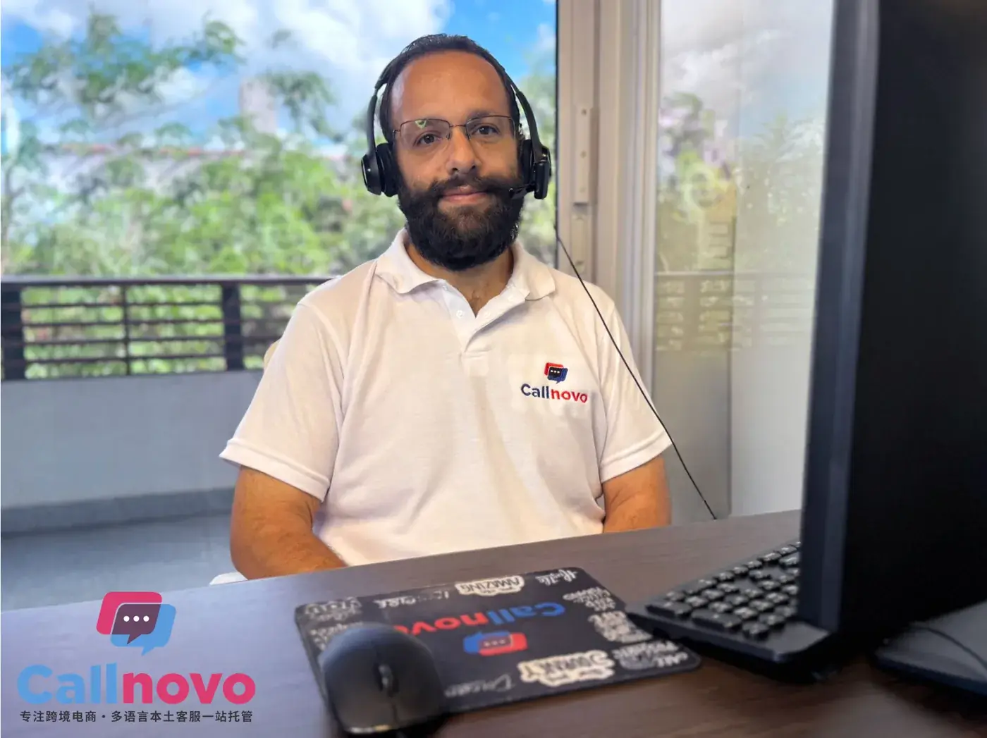 Callnovo multilingual support agent handling ecommerce customer conversations